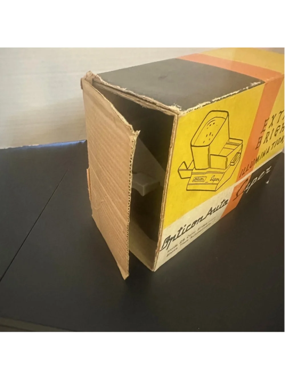 Vintage Opticon Auto Super Automatic Table Slide Viewer w/ Box